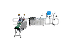 High-speed fully automatic face mask production line
