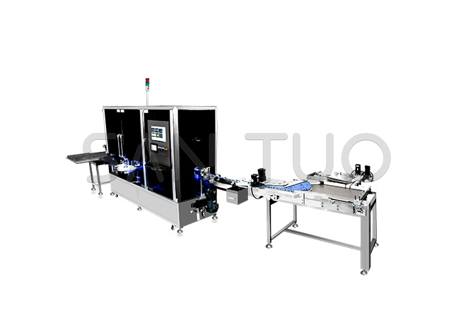 Vertical high-speed linear lamp inspection labeling machine